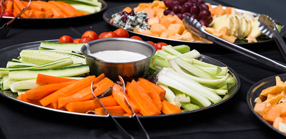 Decorated Vegetable Appetizer Tray